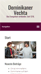 Mobile Screenshot of dominikaner-vechta.de